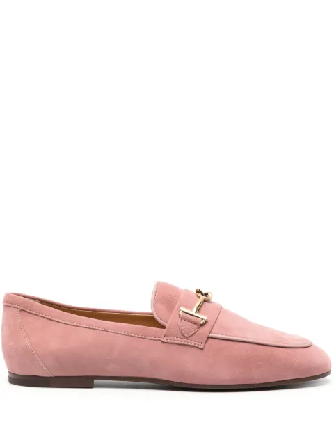 Tod's Gommino Driving suede loafers Pink XXW79A0HM60D8W