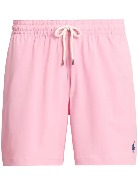 Polo Ralph Lauren Traveller Pony-embroidered swim shorts Pink 710829851046