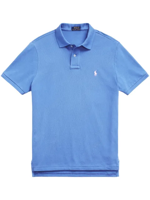 Polo Ralph Lauren Polo Pony-embroidered cotton polo shirt Blue 710536856403