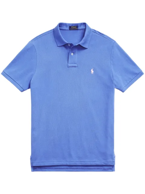 Polo Ralph Lauren Polo Pony-embroidered piqué polo shirt Blue 710680784357