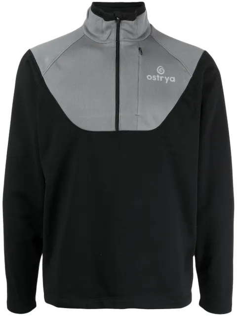 Ostrya Rove half-zip performance jacket Black 8AB001