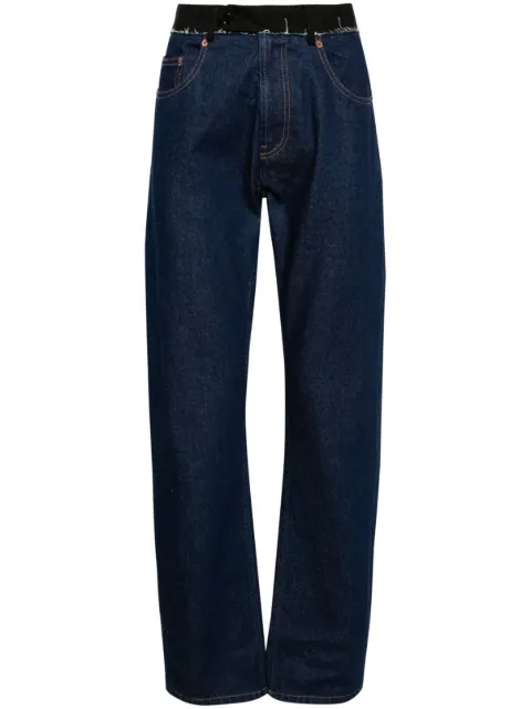 MM6 Maison Margiela mid-rise straight-leg jeans Blue SH0LA0001S30589
