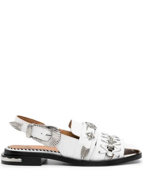 Toga Pulla embellished slingback sandals White FTGPW131200121