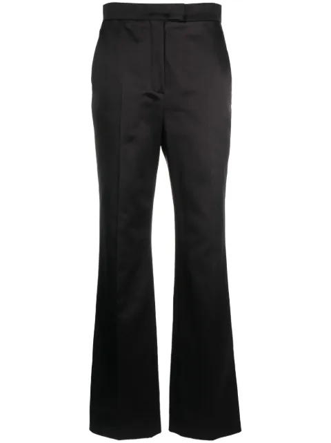 FENDI bootcut satin trousers Brown FR6532AM3Q