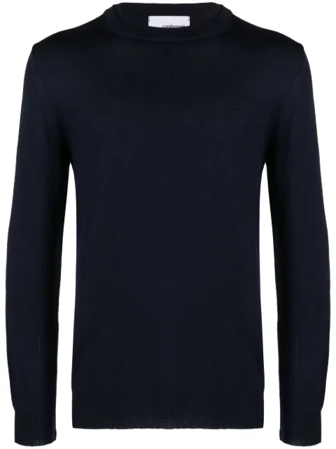 Costumein Arnold virgin wool jumper Blue V72