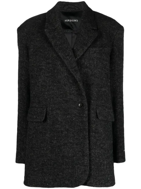 HERSKIND Wilma double-breasted coat Grey 4902955