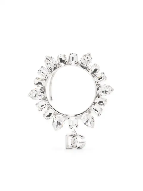 Dolce & Gabbana crystal-embellished ear cuff Silver WEQ2Y3W1111