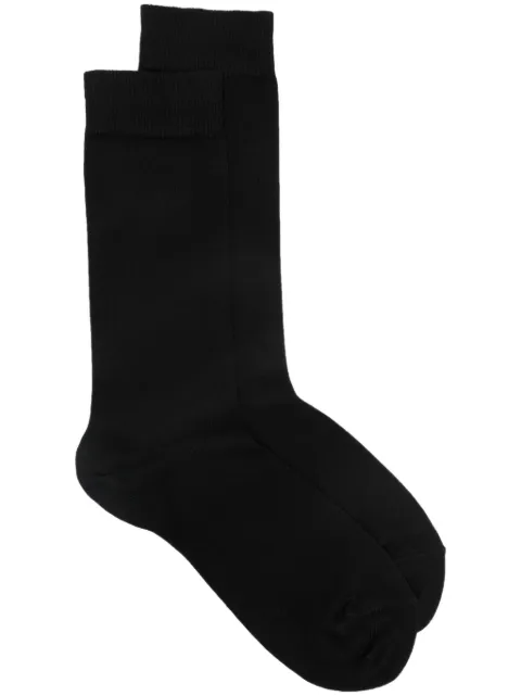 Sunspel logo-print socks Black MSOC9160BKAA