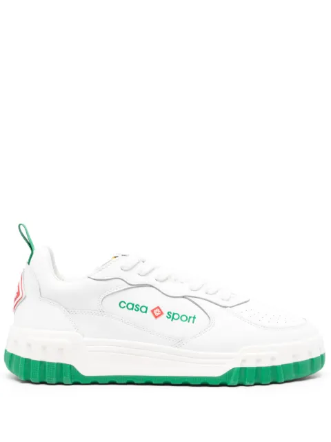 Casablanca Tennis Court leather sneakers White AF23SNK017