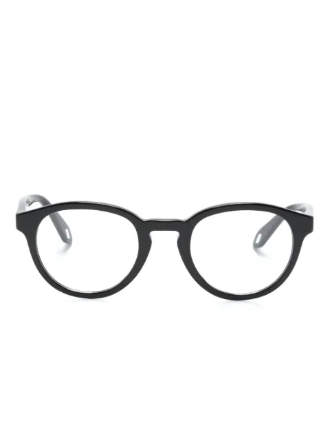 Giorgio Armani Panto round-frame glasses Black AR7248