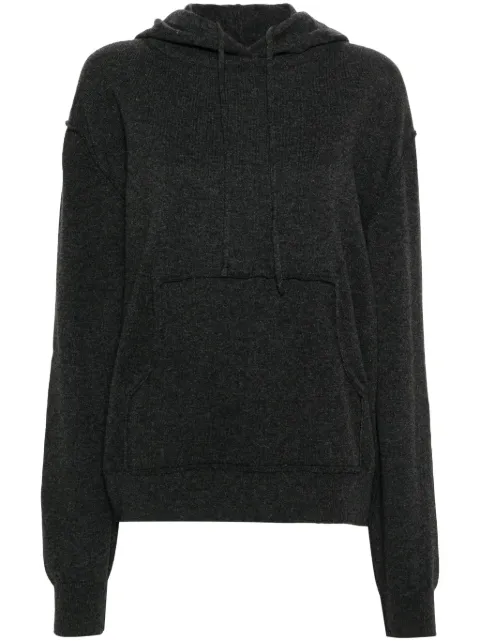 Maison Margiela four-stitch logo wool blend hoodie Grey S51GU0132S18395