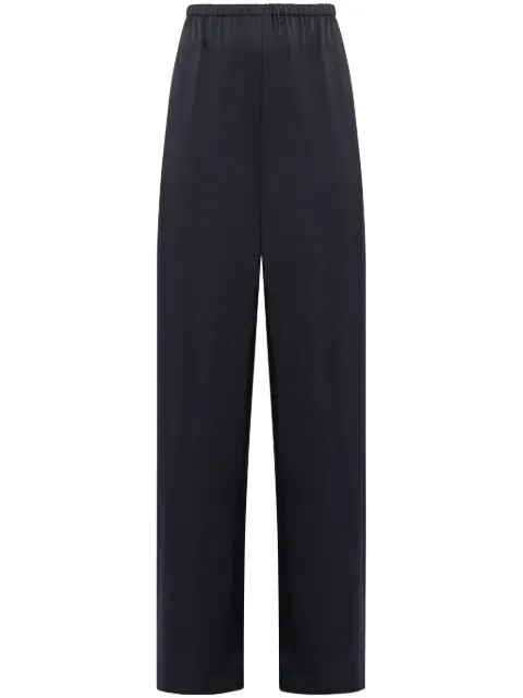 Ferragamo high-waist straight trousers Black 772567