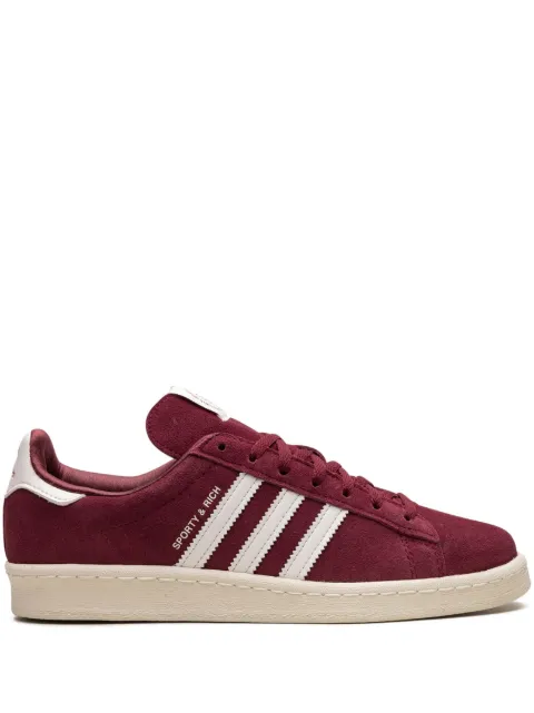 adidas Campus 80s "Sporty & Rich - Merlot Cream" sneakers Red HQ6074