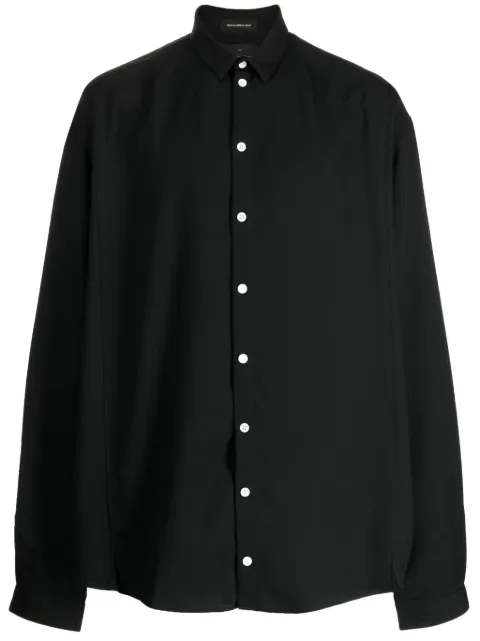 Nicolas Andreas Taralis long-sleeve cotton shirt Black HCH10142006