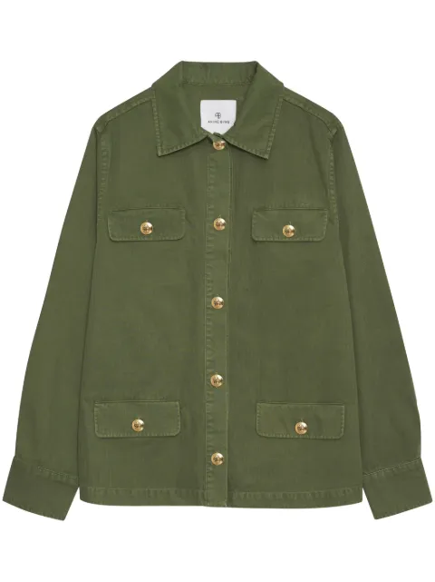 ANINE BING Corey military jacket Green A017178320