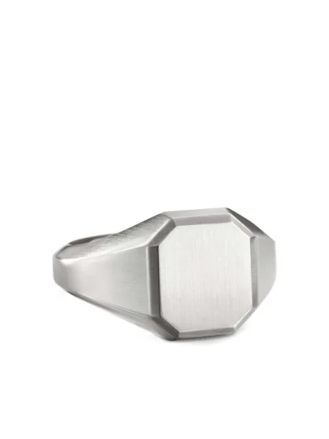 David Yurman sterling silver Streamline signet ring (14mm) Silver R25999MSS