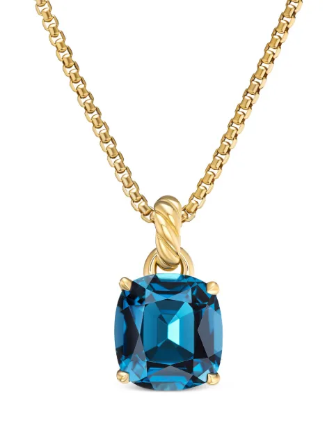 David Yurman 18kt yellow gold Marbella topaz pendant (12mm) Gold D1826188AIB