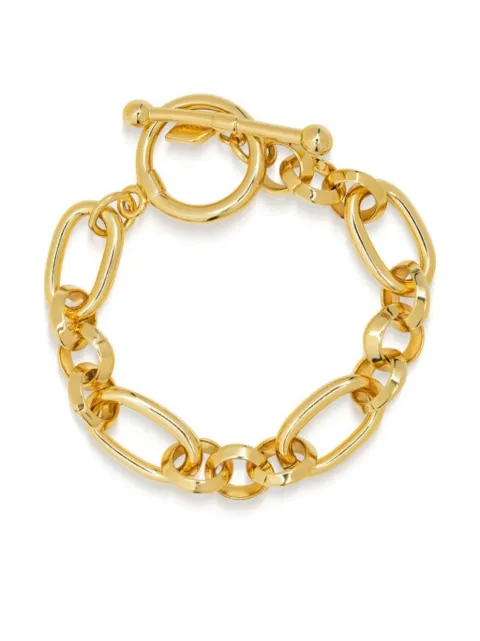 Nialaya Jewelry Chunky T-bar cable-chain bracelet Gold WSP012