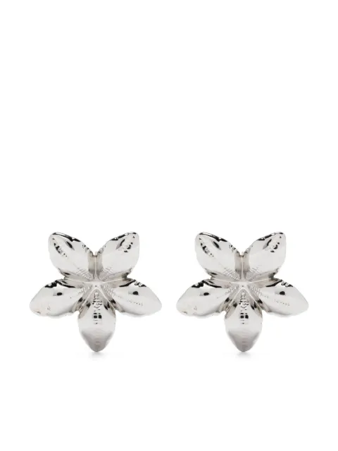 Marni floral-shaped polished earrings Silver ORMV0481A0P6528