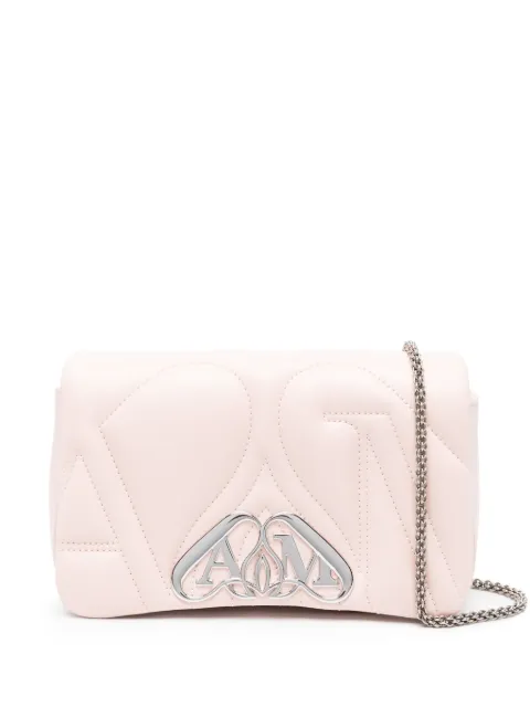 Alexander McQueen mini The Seal shoulder bag Pink 7770111BLE2