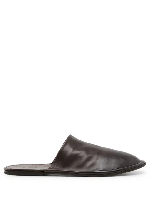 Marsèll Filo round-toe leather mules Brown MM4632093460