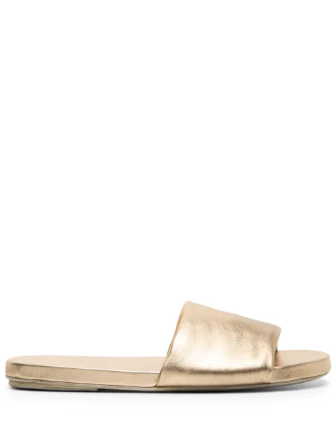 Marsèll Spanciata metallic-leather sandals Gold MW7985