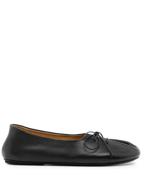 Marsèll Girella leather ballerina shoes Black MW7072