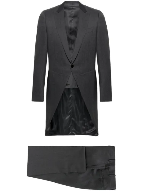 Canali single-breasted wool suit Grey AS1031612