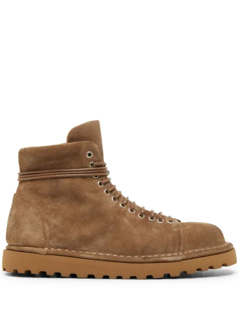 Marsèll Pallottola suede ankle boots Brown MWG351M