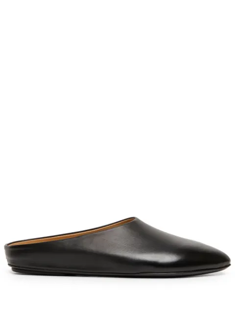 Marsèll pointed-toe leather mules Black MW8221093666