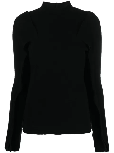 Kiko Kostadinov Arc high-neck top Black KKWAW23TP0238