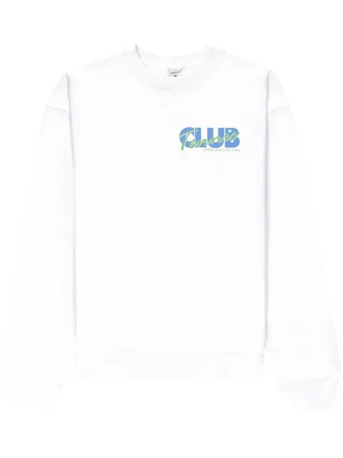 Sporty & Rich Agassi crew-neck sweatshirt White CR932WH