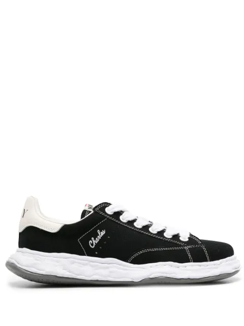 Maison MIHARA YASUHIRO Charles canvas sneakers Black A12FW703