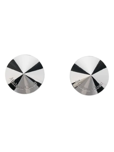 Maison Close logo-engraved metal nipple covers Silver 561964