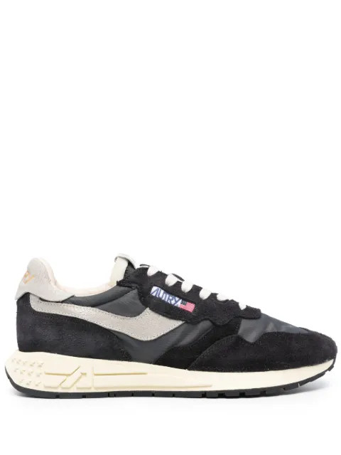 Autry Reelwind low sneakers in black nylon and suede Black WWLMNC05