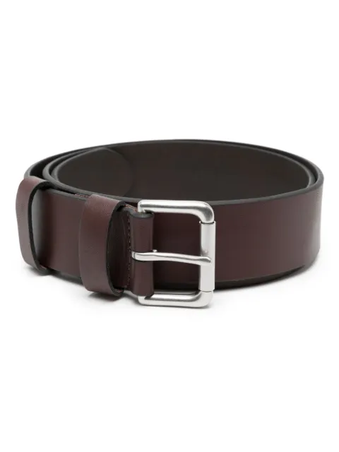 Polo Ralph Lauren Roller logo-debossed leather belt Black 405899989001