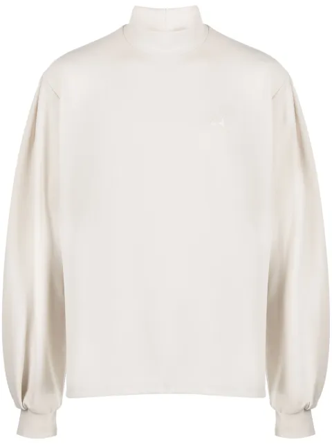Random Identities logo-embroidered cotton sweatshirt Neutrals JS97R22FBP00042