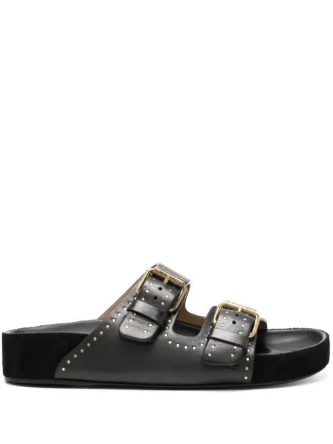 ISABEL MARANT Lennyo studded sandals Black SD0118FAB1B11S