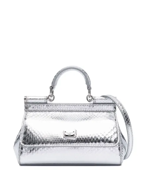 Dolce & Gabbana mini Sicily tote bag Silver BB7116A2F48