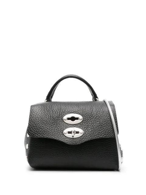 Zanellato studded top-handle tote bag Black 0684500720000SBABY