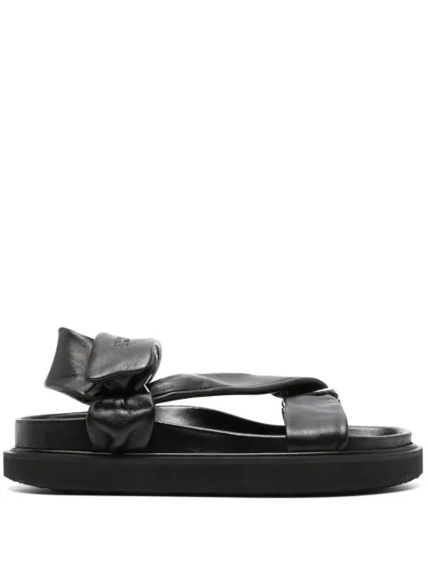 ISABEL MARANT Naori leather sandals Black SD0066FAB1B18S