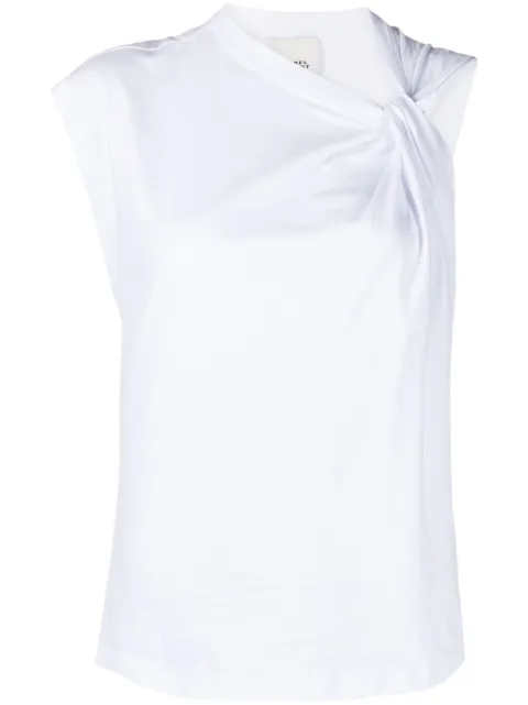 ISABEL MARANT Nayda cotton T-shirt White TS0175FAA1N41I
