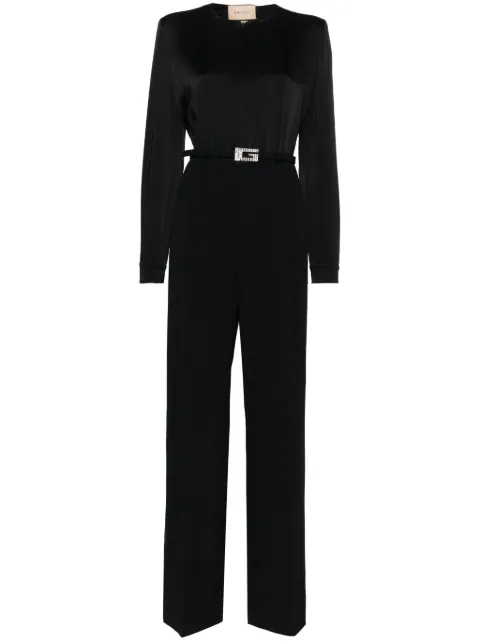 Gucci square G belt jumpsuit Black 761518Z8BOX
