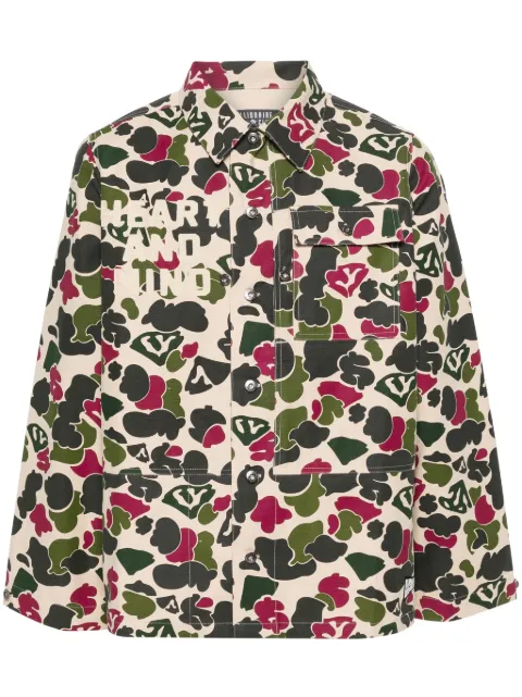 Billionaire Boys Club Duck Camo cotton jacket Green B23423