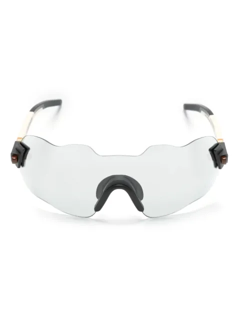 Kuboraum E50 oversize-frame sunglasses Neutrals KRSE50BW0000002FBW
