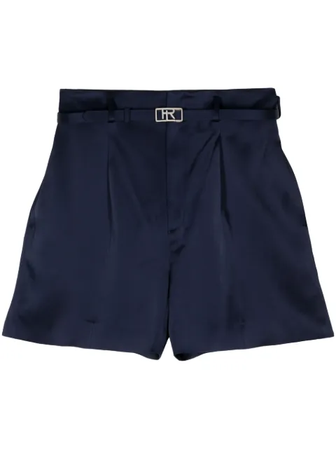 Ralph Lauren Collection belted satin shorts Blue 290940928001