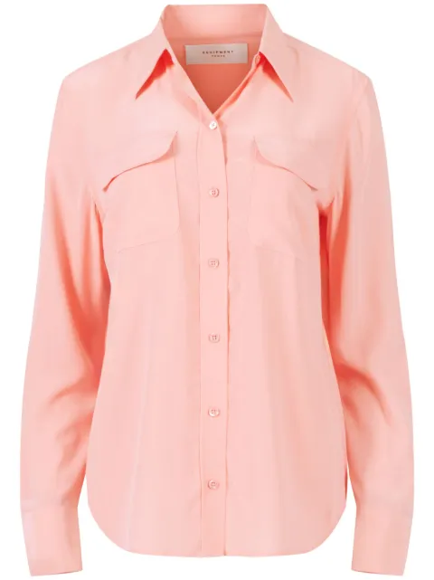 Equipment Signature silk shirt Pink Q23E231