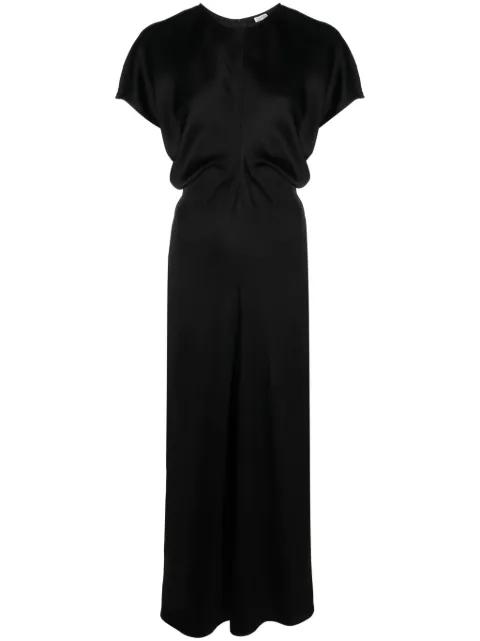 TOTEME slouch waist dress black Black 241WRD1103FB0020001