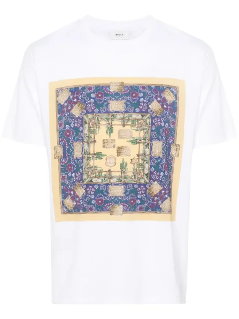 Bally graphic-print T-shirt White MJE05ACO018