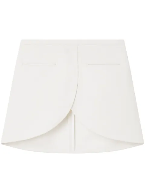 Courrèges Ellipse mini skirt White 224CJU171PL0007